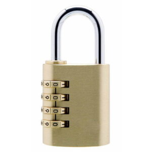 Brass Combination Padlock With Steel Shackle Y40